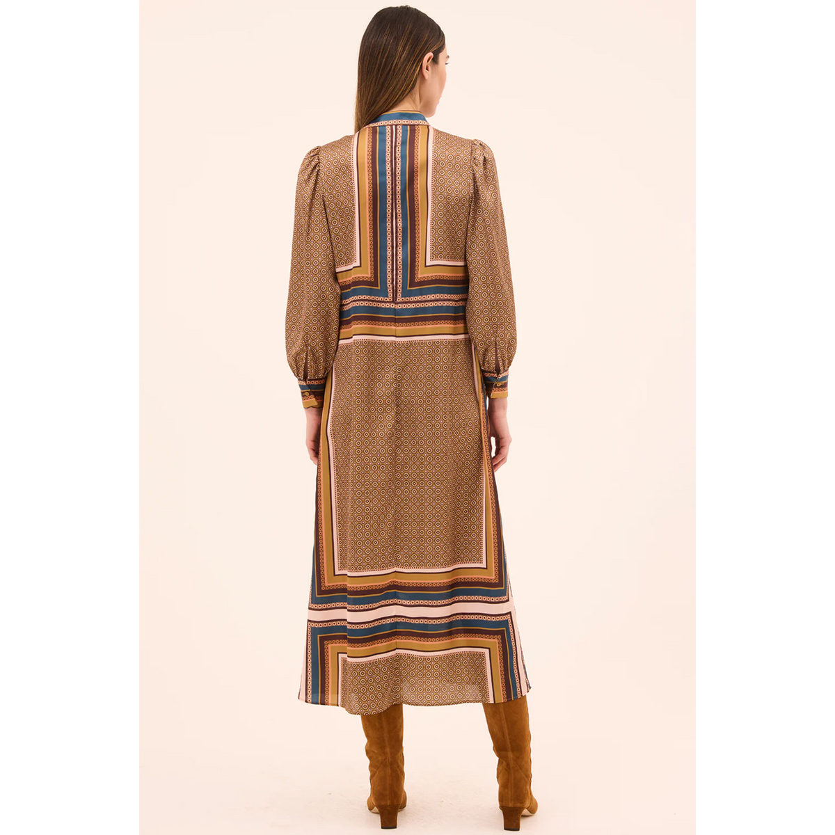 Nancy Dress - Autumn Scarf