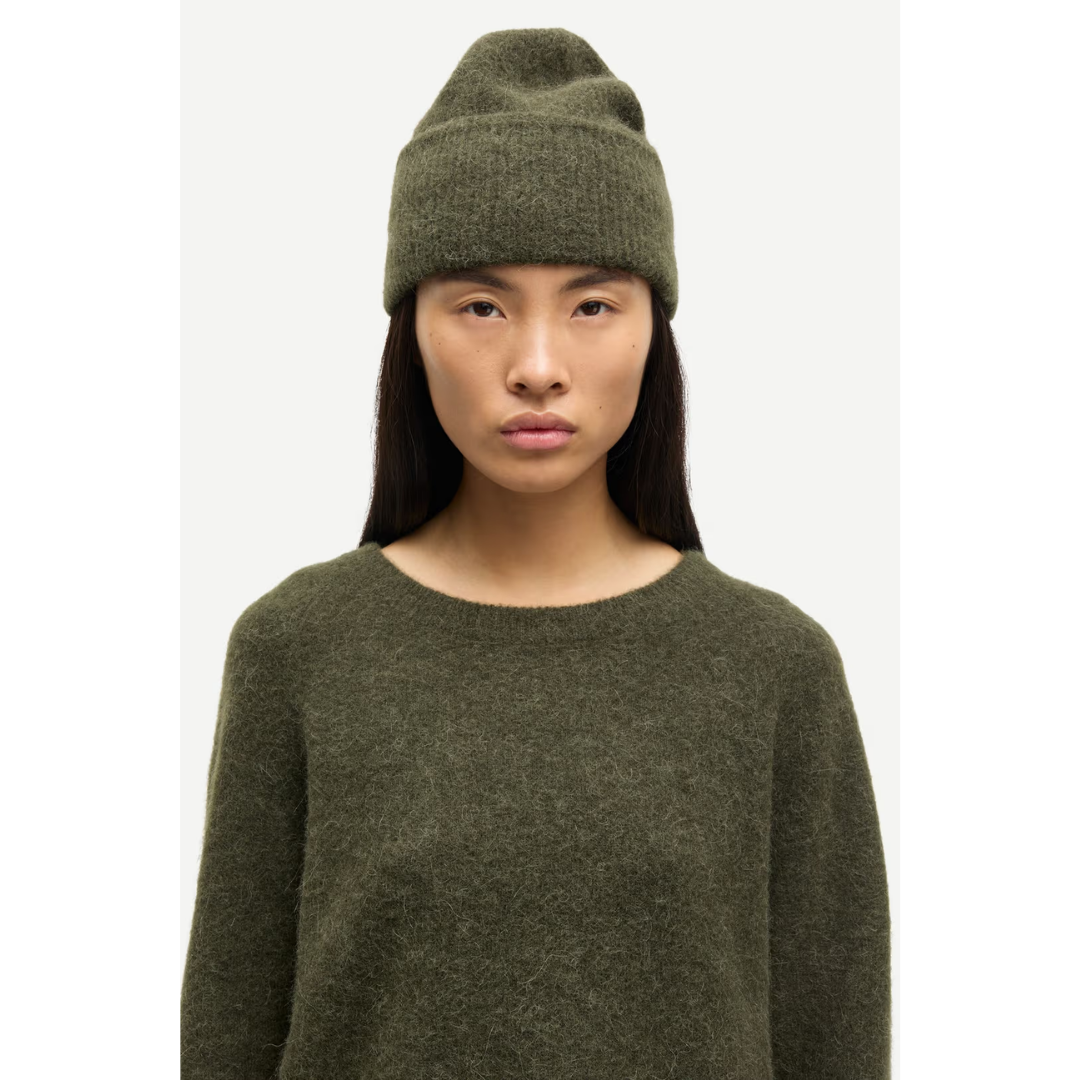 Nor O-N Short Sweater - Deep Forest