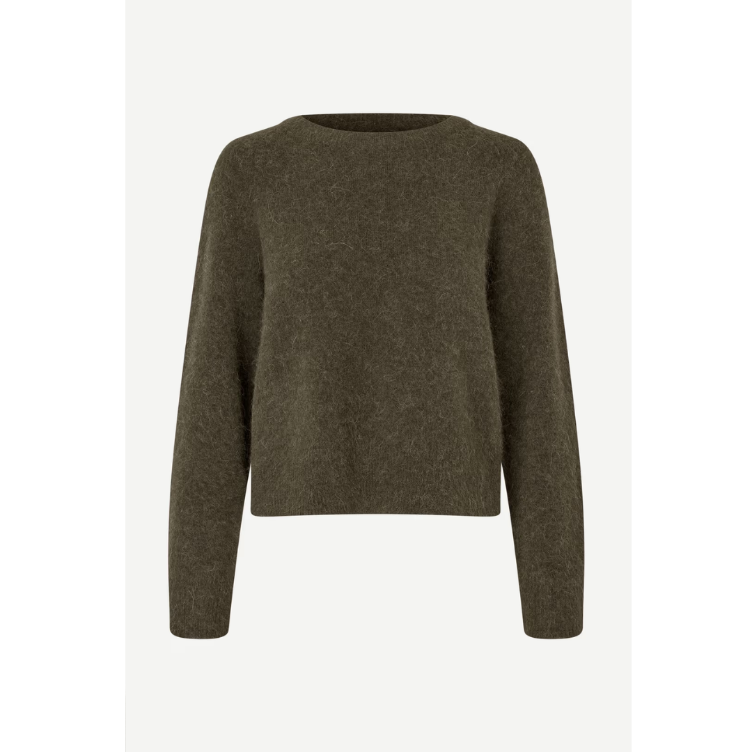 Nor O-N Short Sweater - Deep Forest