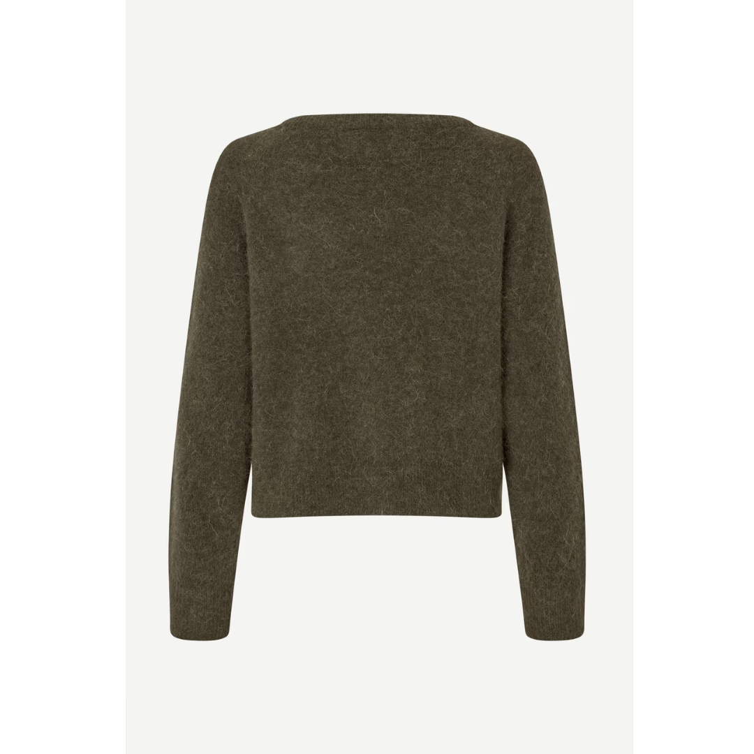 Nor O-N Short Sweater - Deep Forest