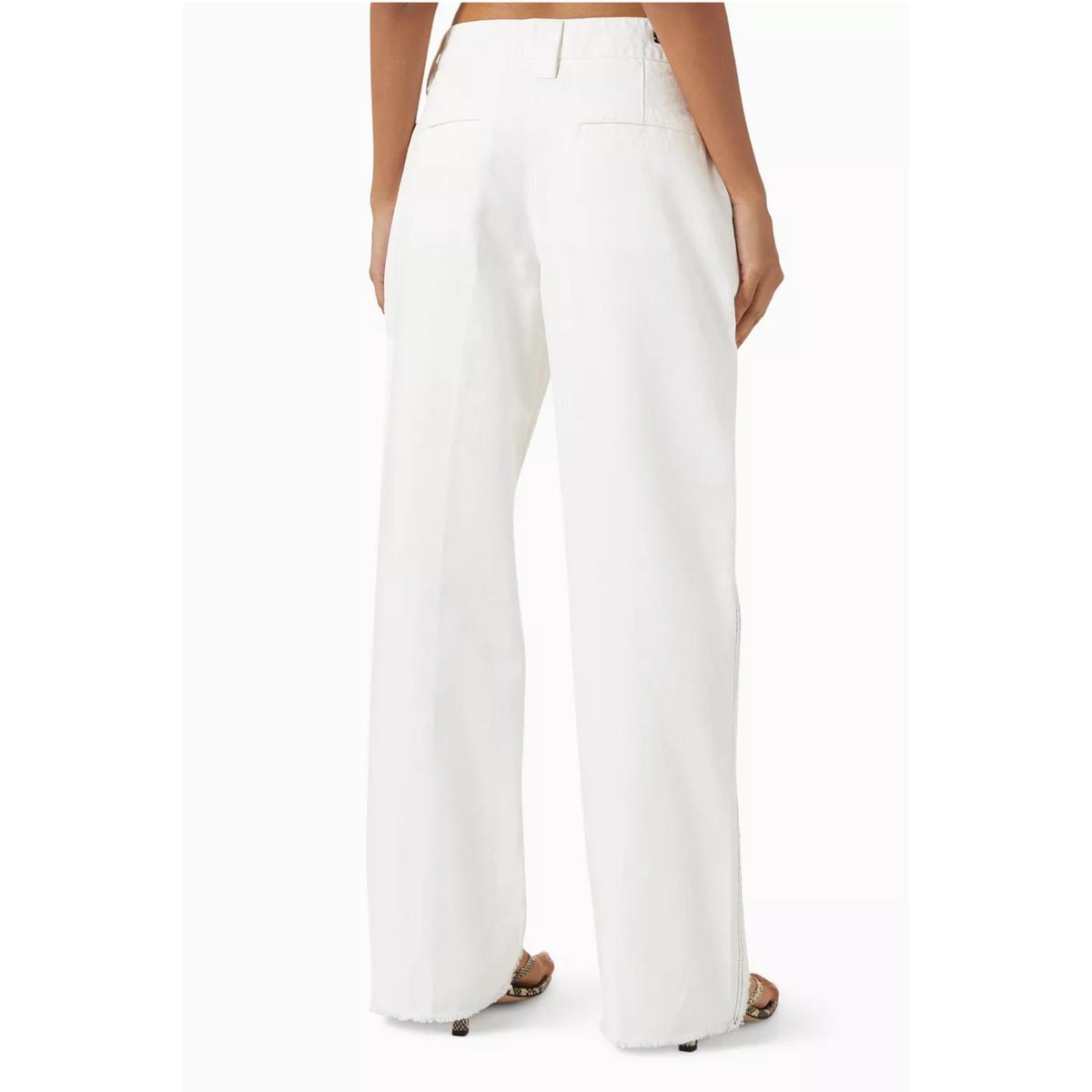 Nessa Denim Pant - Pure White