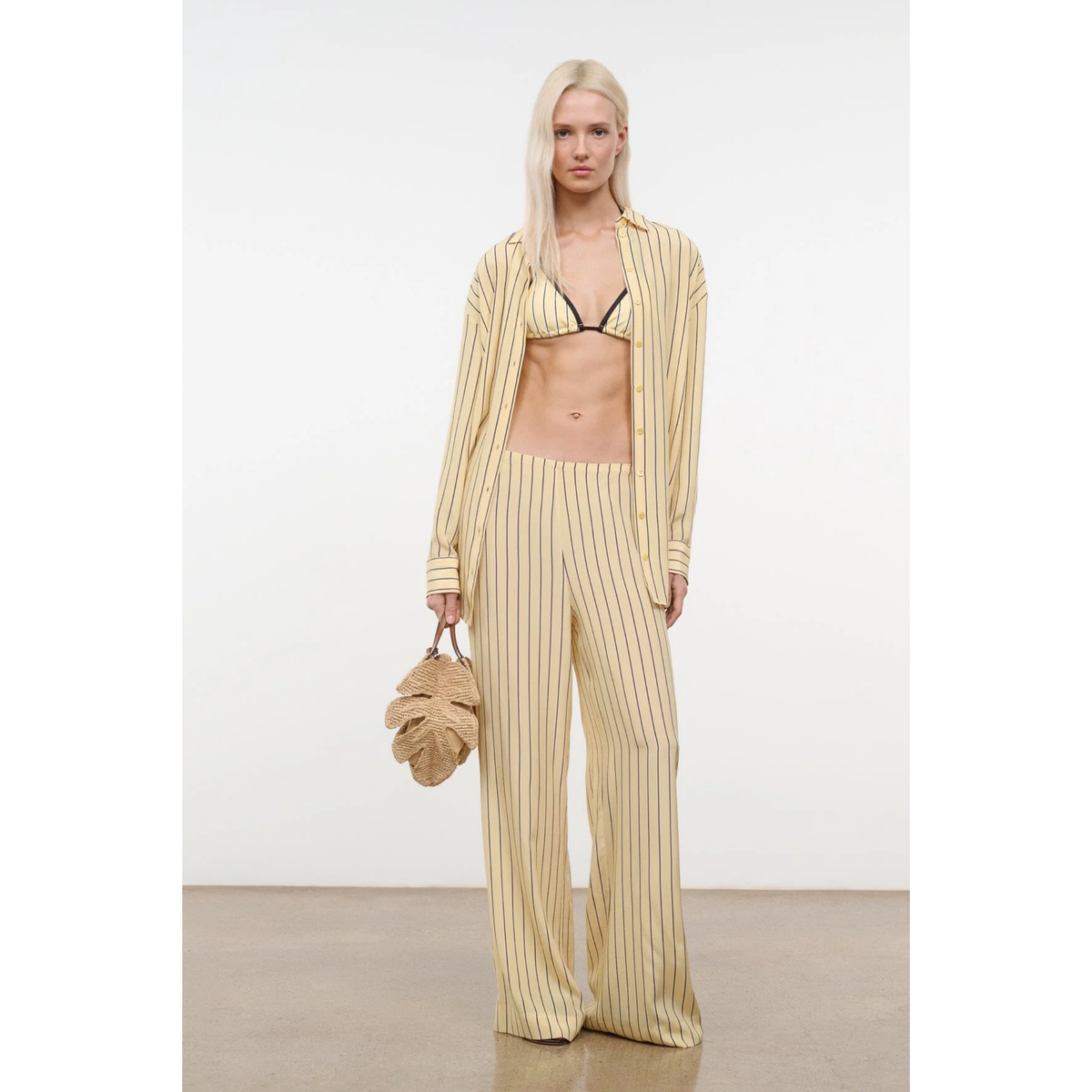Nolan Silk Shirt - Monday Stripe