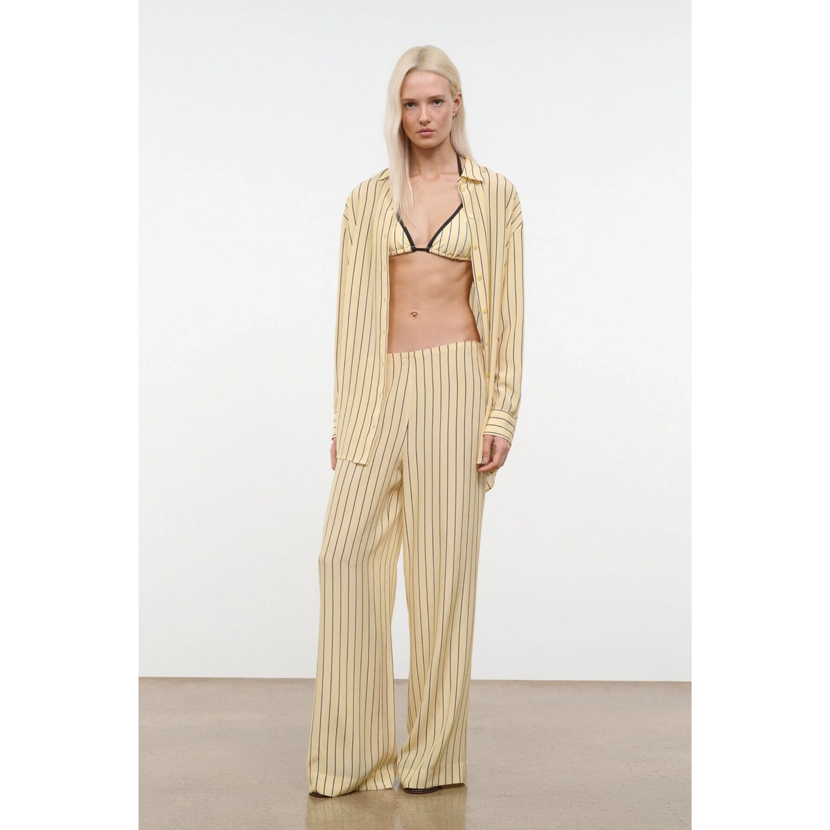 Nolan Silk Shirt - Monday Stripe