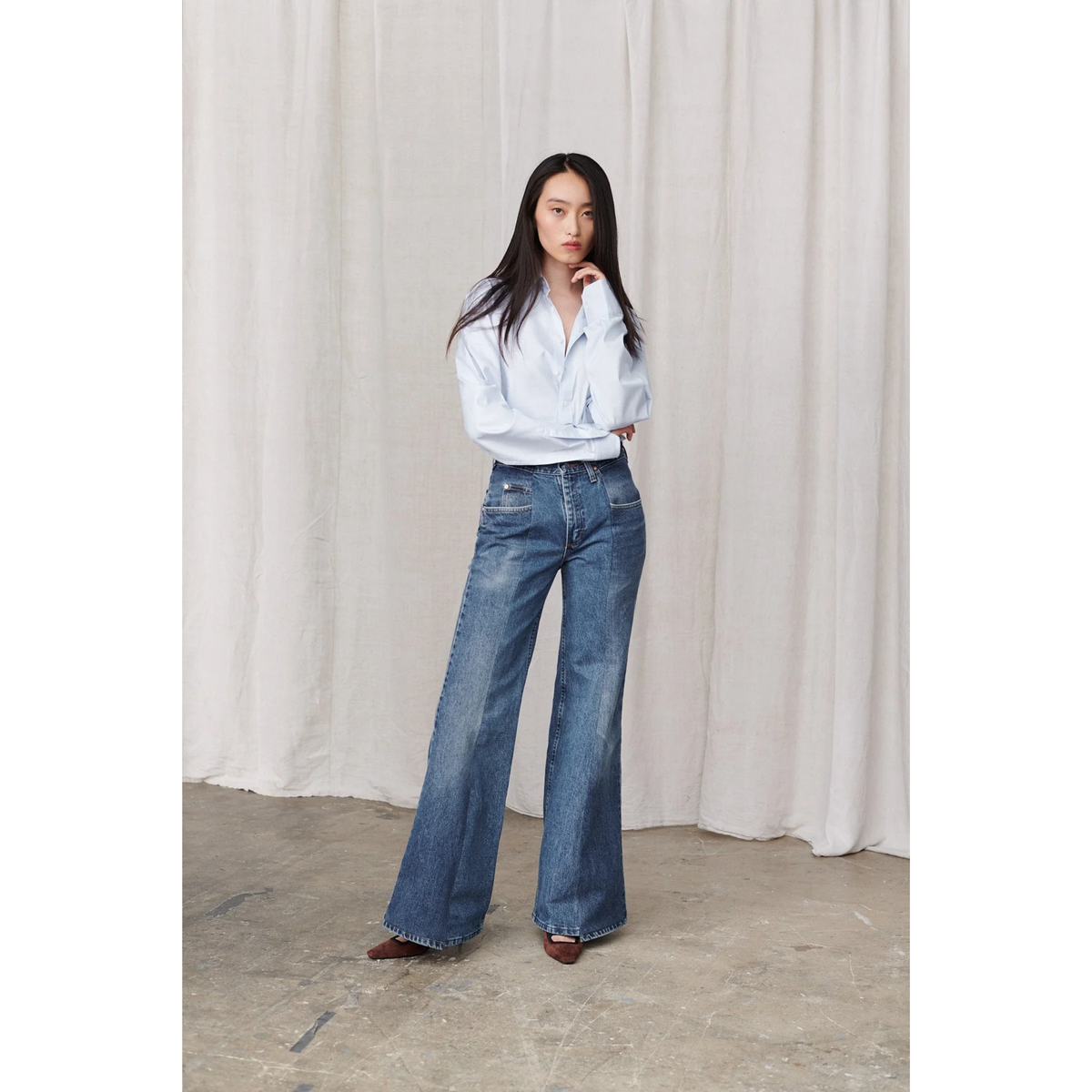 Odette Jean - Mid Blue