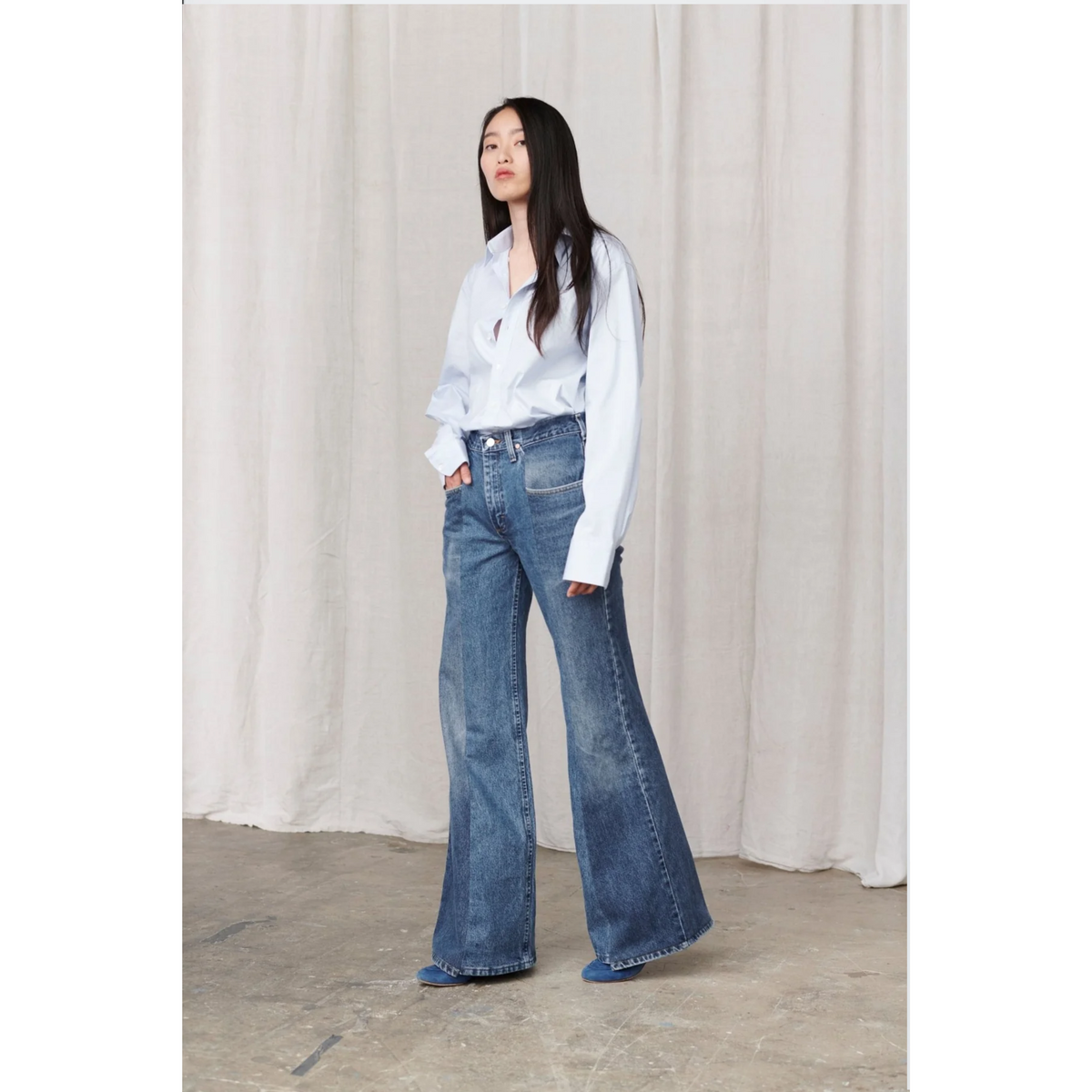 Odette Jean - Mid Blue