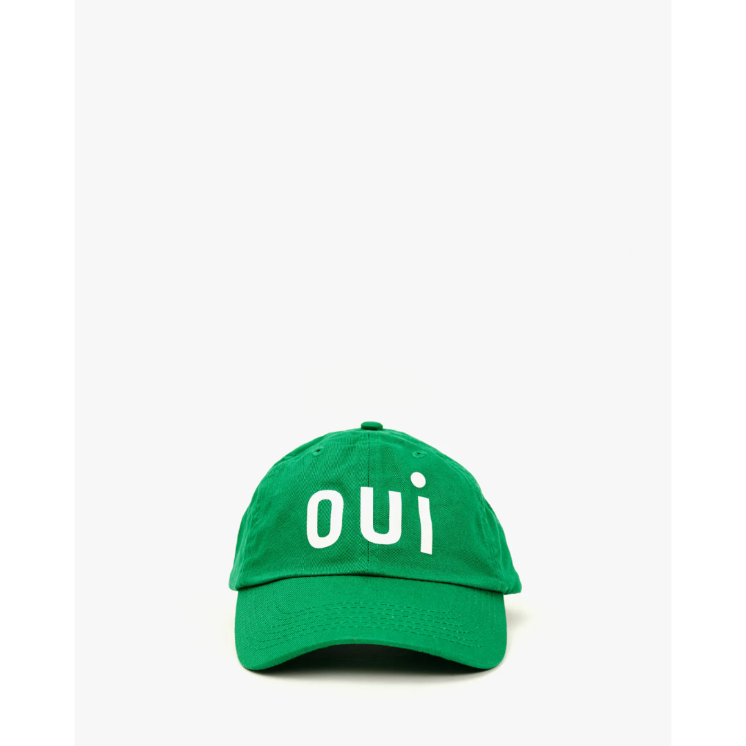 Oui Baseball Hat - Green W/Oui