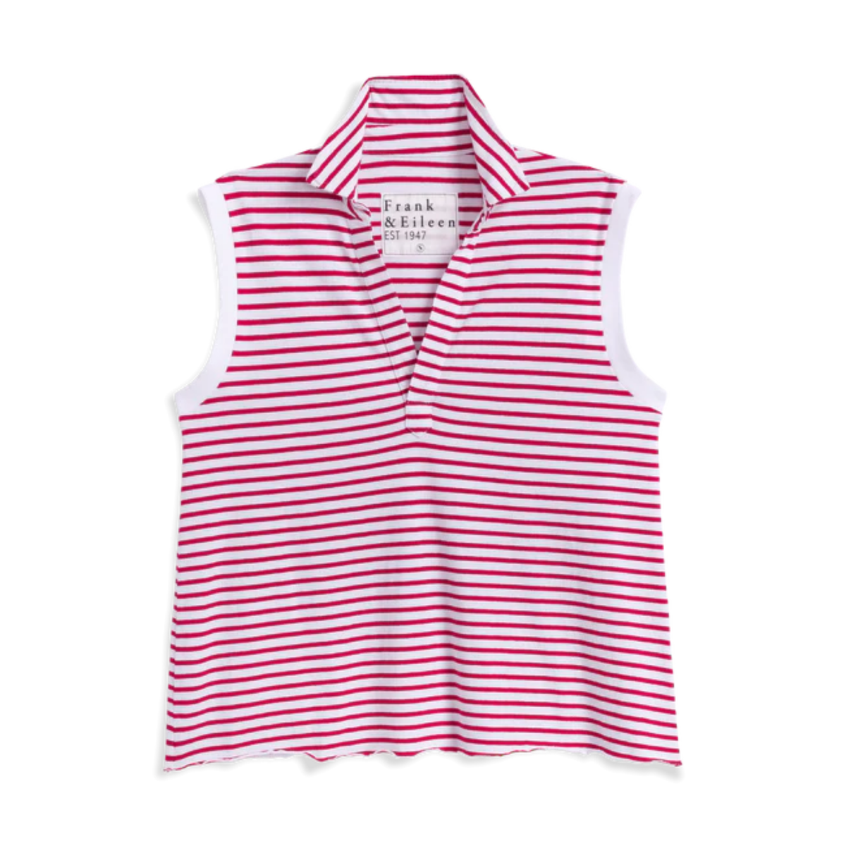 Olivia Popover Henley Tank - Sailor Stripe