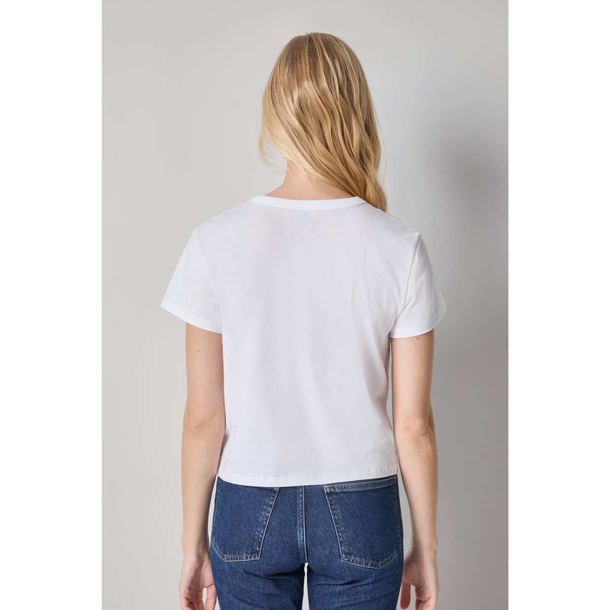 Organic Boxy Tee - White
