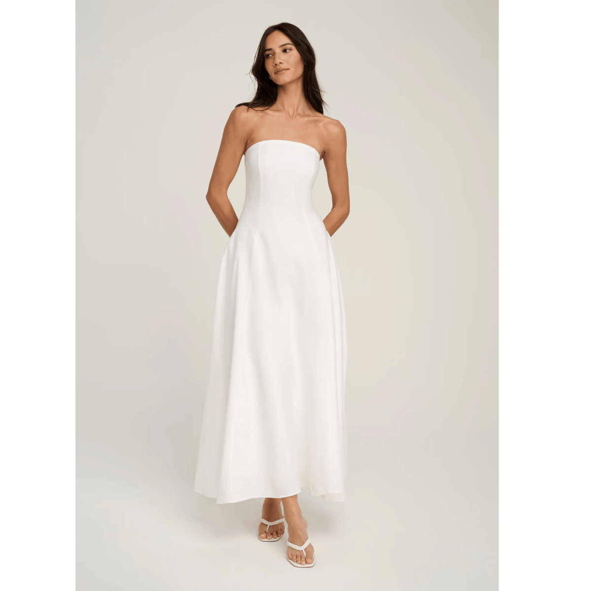 The Favorite Linen Dress - White