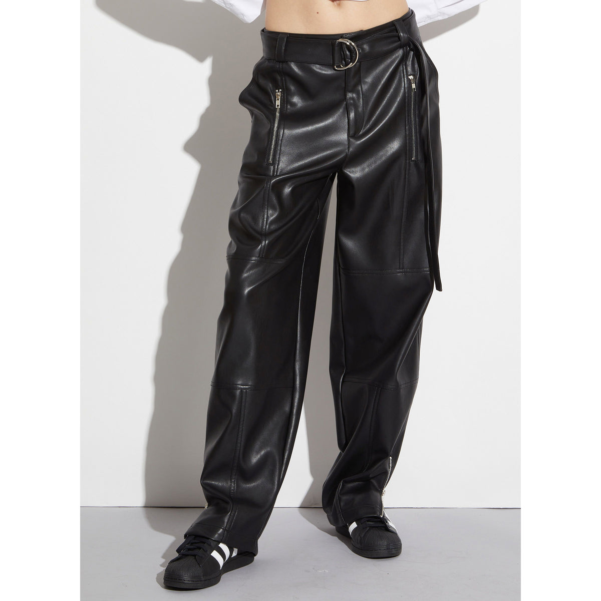 Courtney Vegan Leather Pants