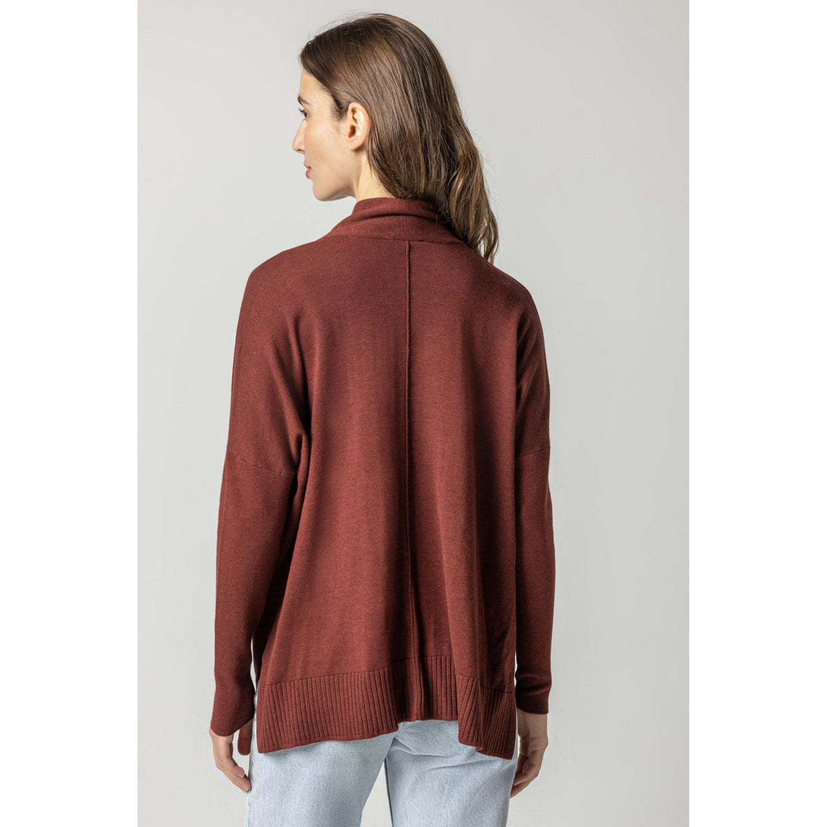 Oversized Shawl Collar Sweater