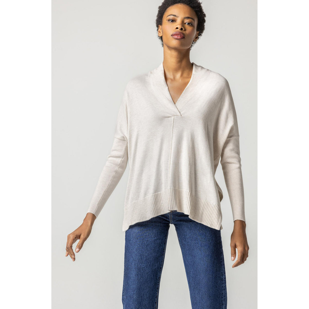 Oversized Shawl Collar Sweater