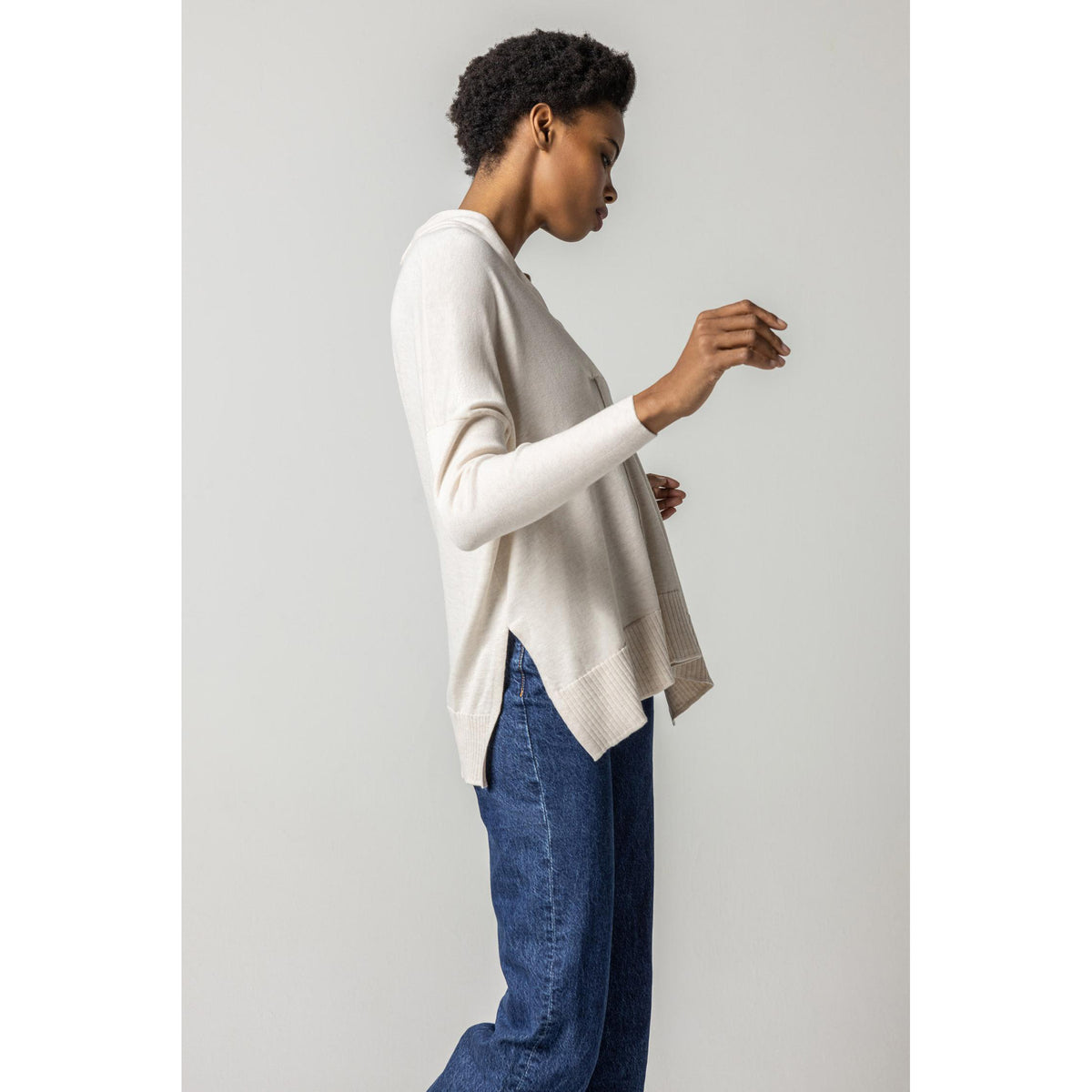 Oversized Shawl Collar Sweater