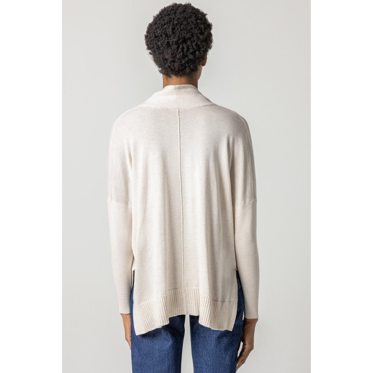 Oversized Shawl Collar Sweater
