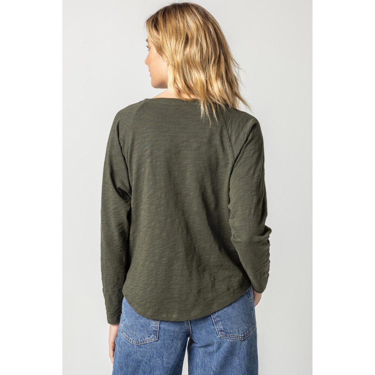 Long Sleeve Gusset Boatneck