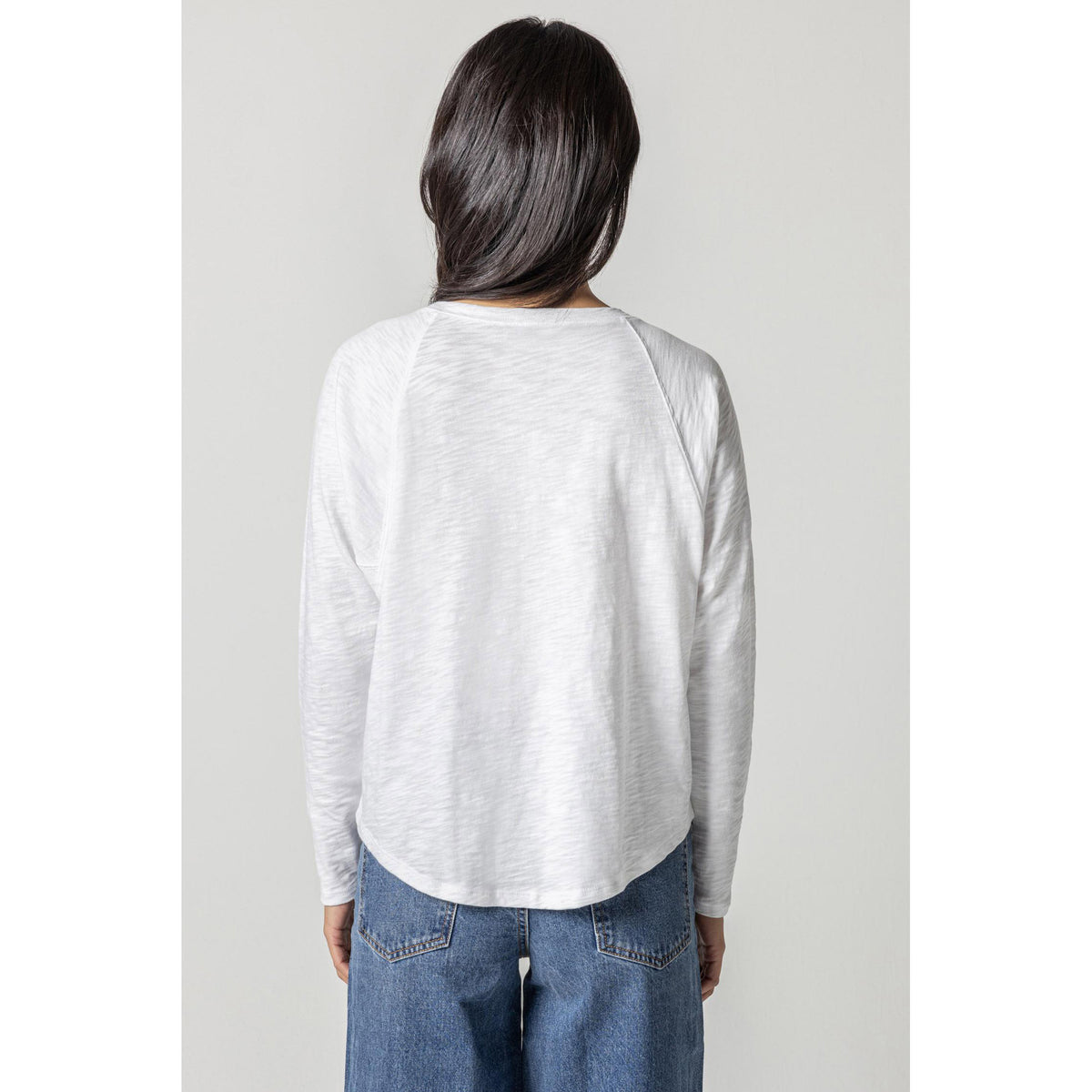 Long Sleeve Gusset Boatneck
