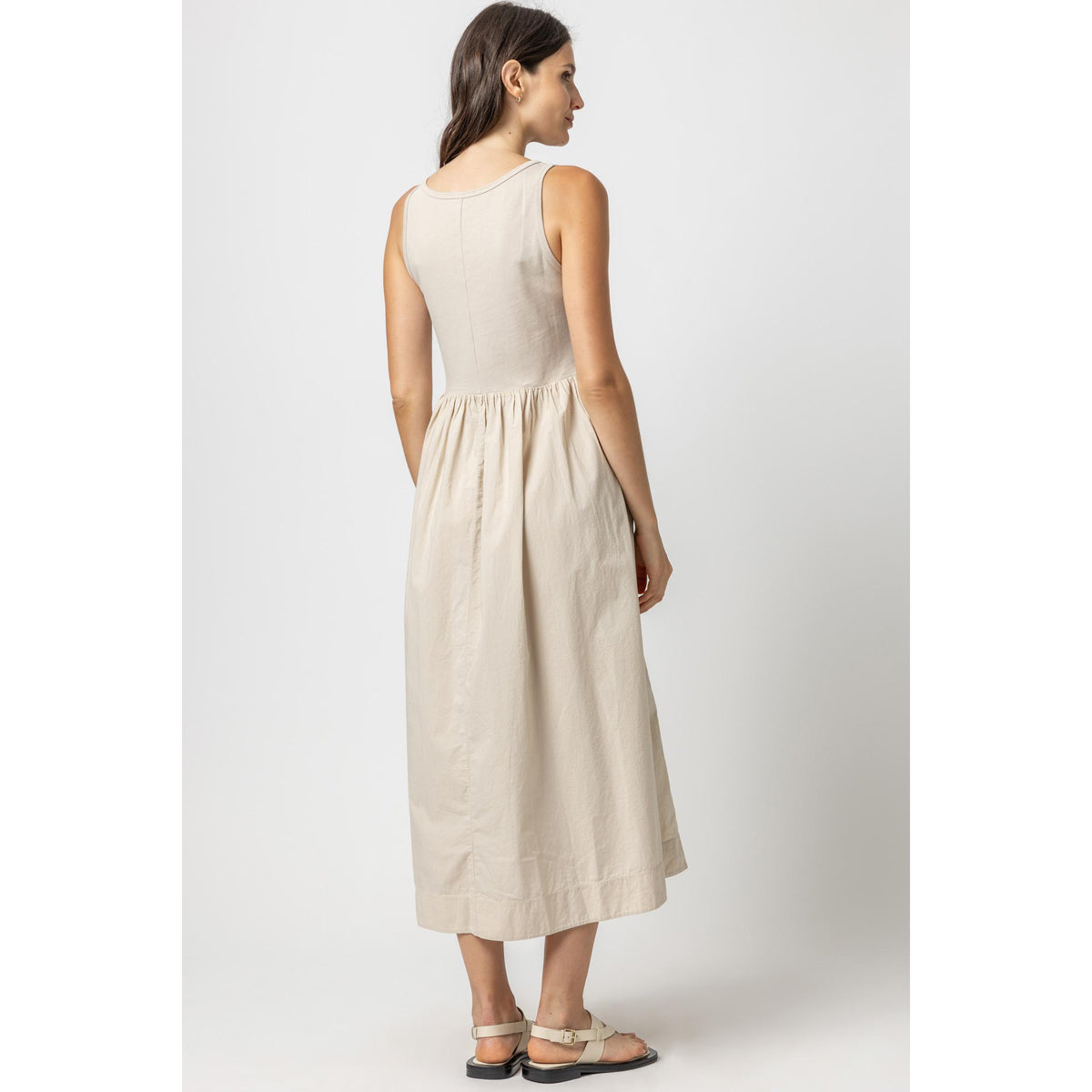 Mixed Media Maxi Dress