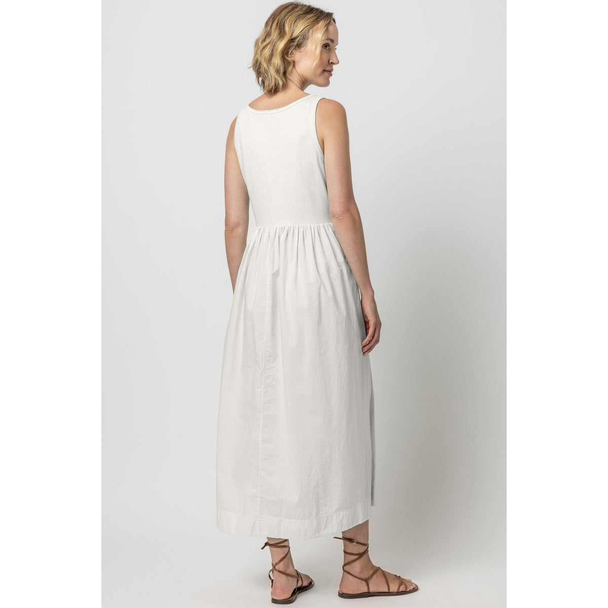 Mixed Media Maxi Dress