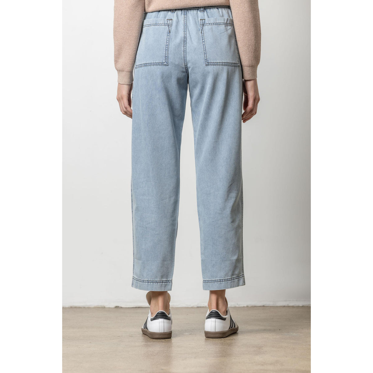 Denim Belted Pant