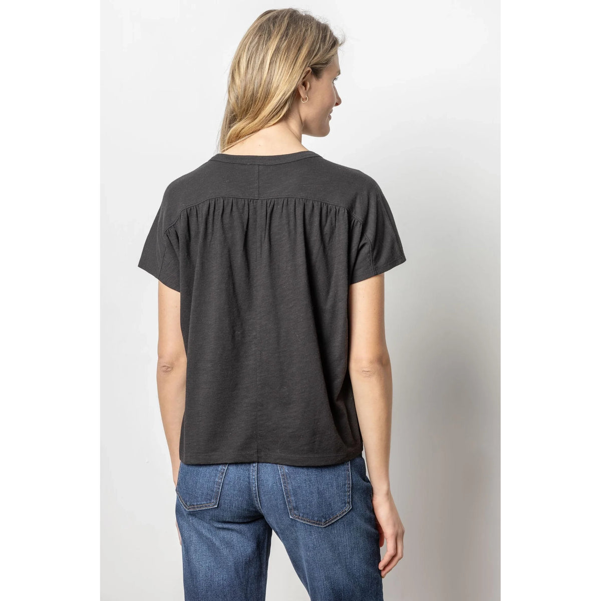 Easy Shirred Short Sleeve