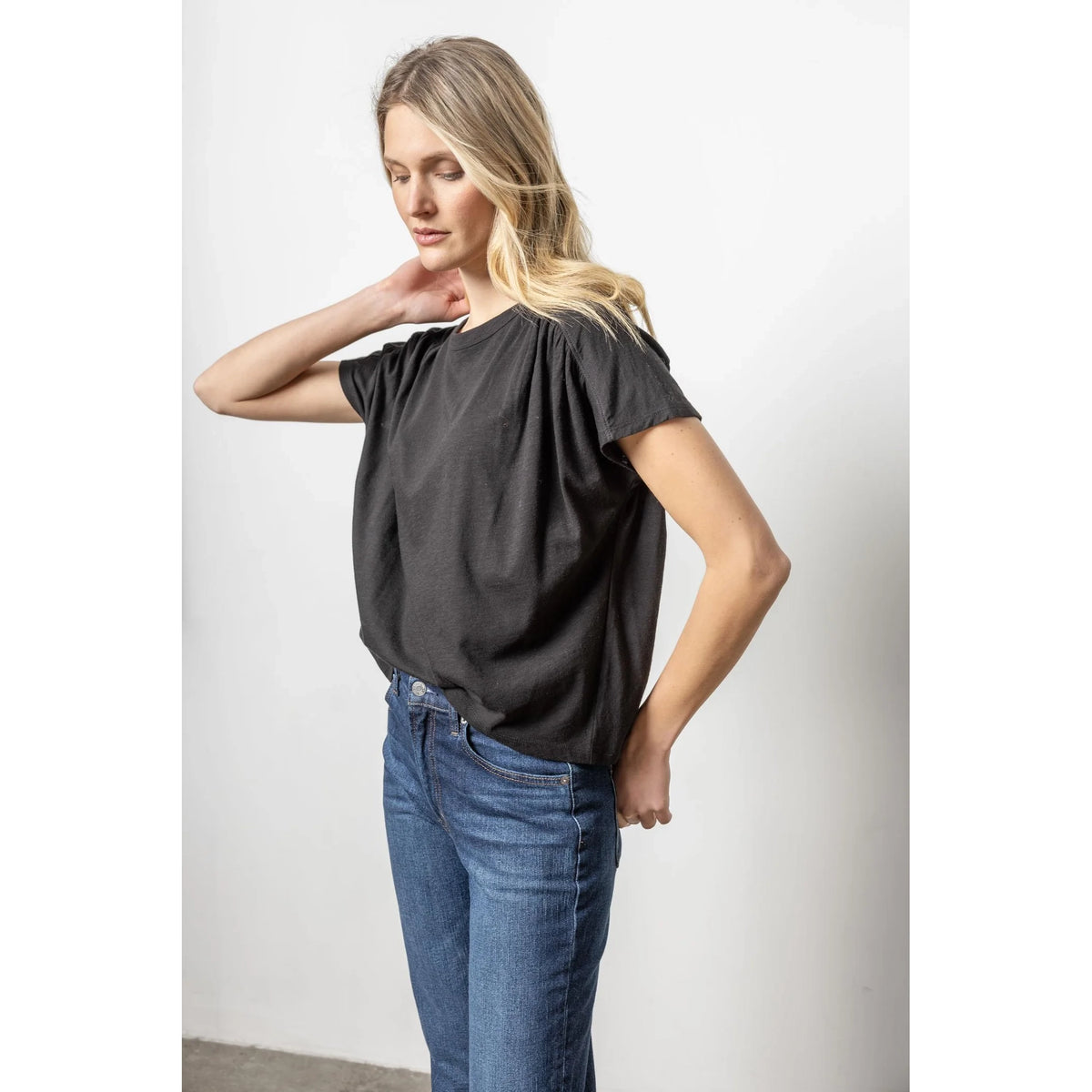 Easy Shirred Short Sleeve
