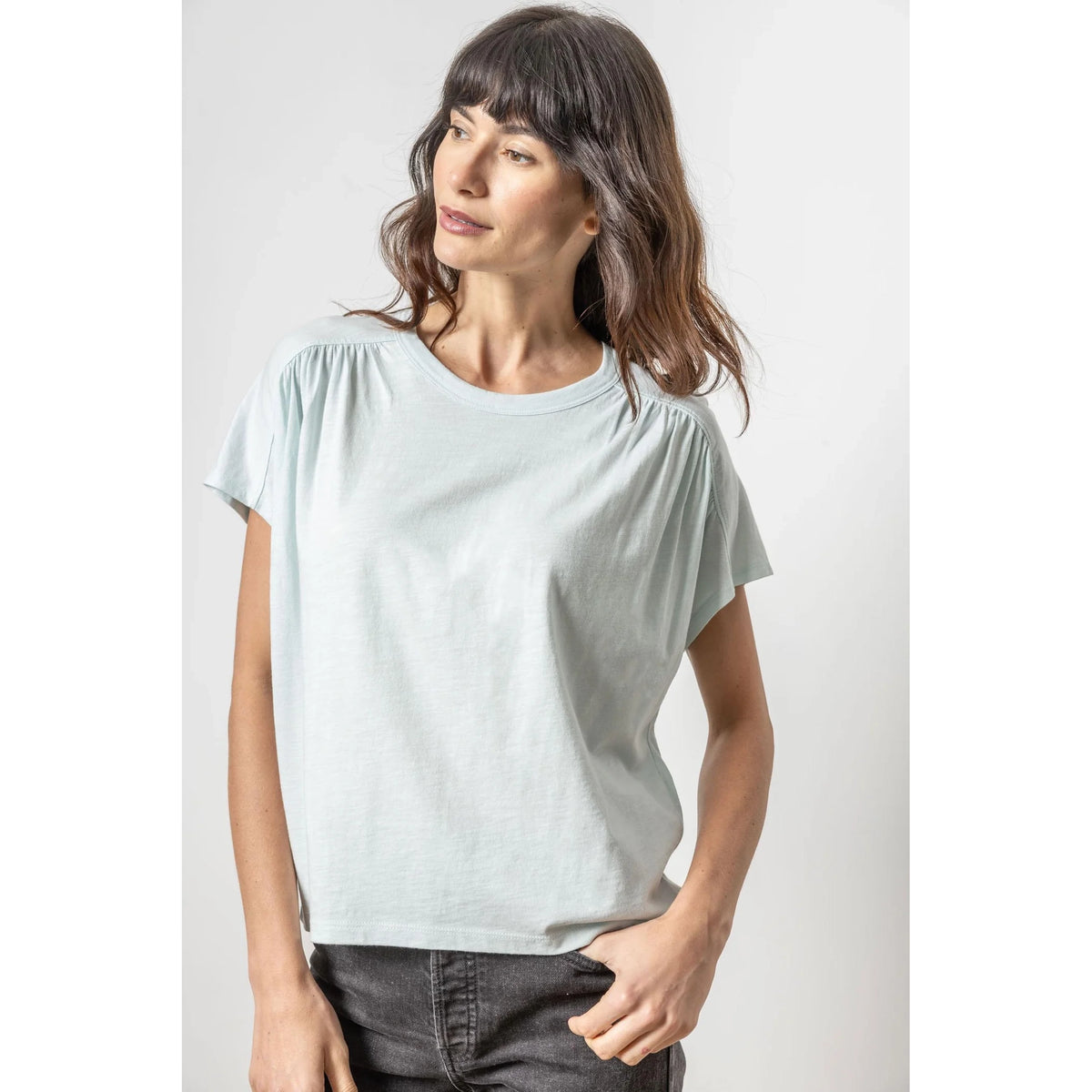 Easy Shirred Short Sleeve