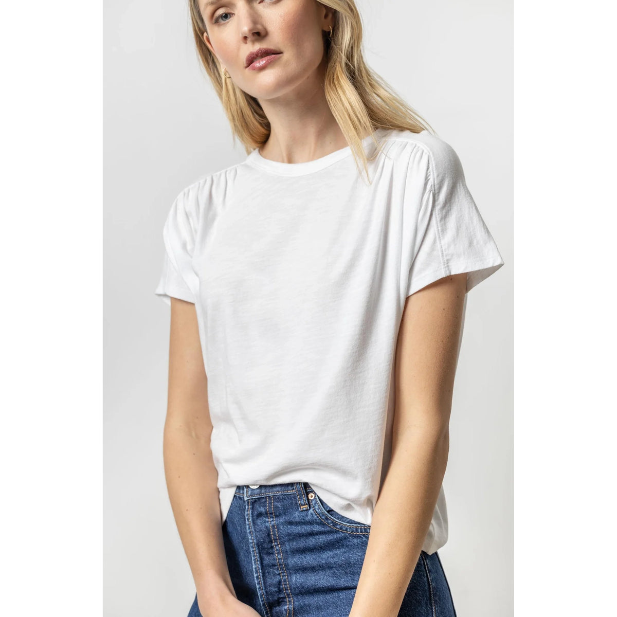 Easy Shirred Short Sleeve