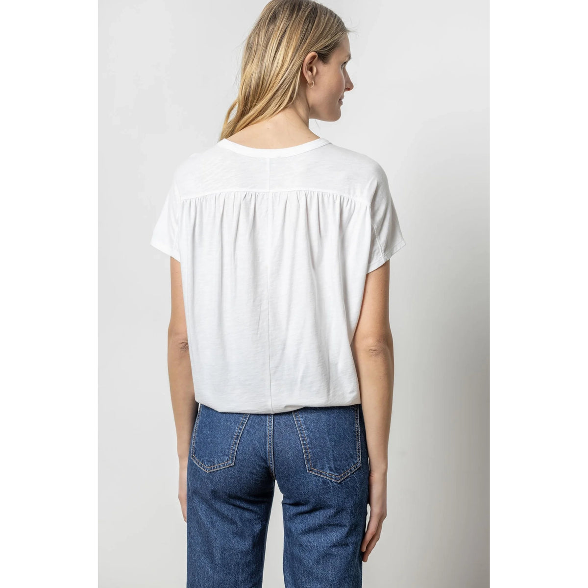 Easy Shirred Short Sleeve