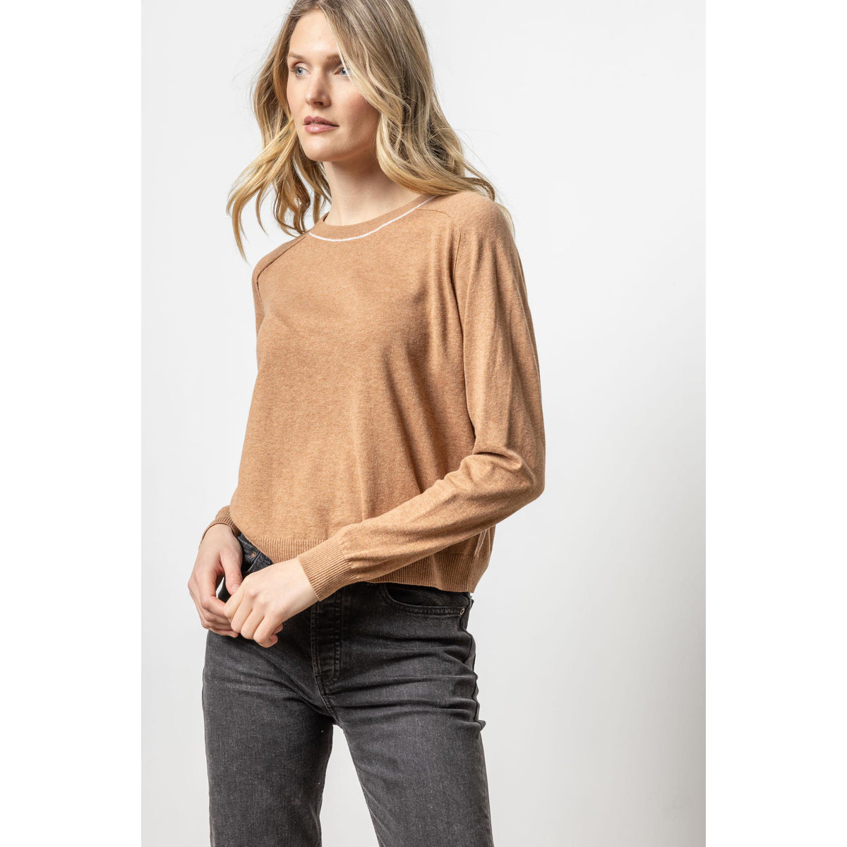 Oversized Saddle Sleeve Sweater