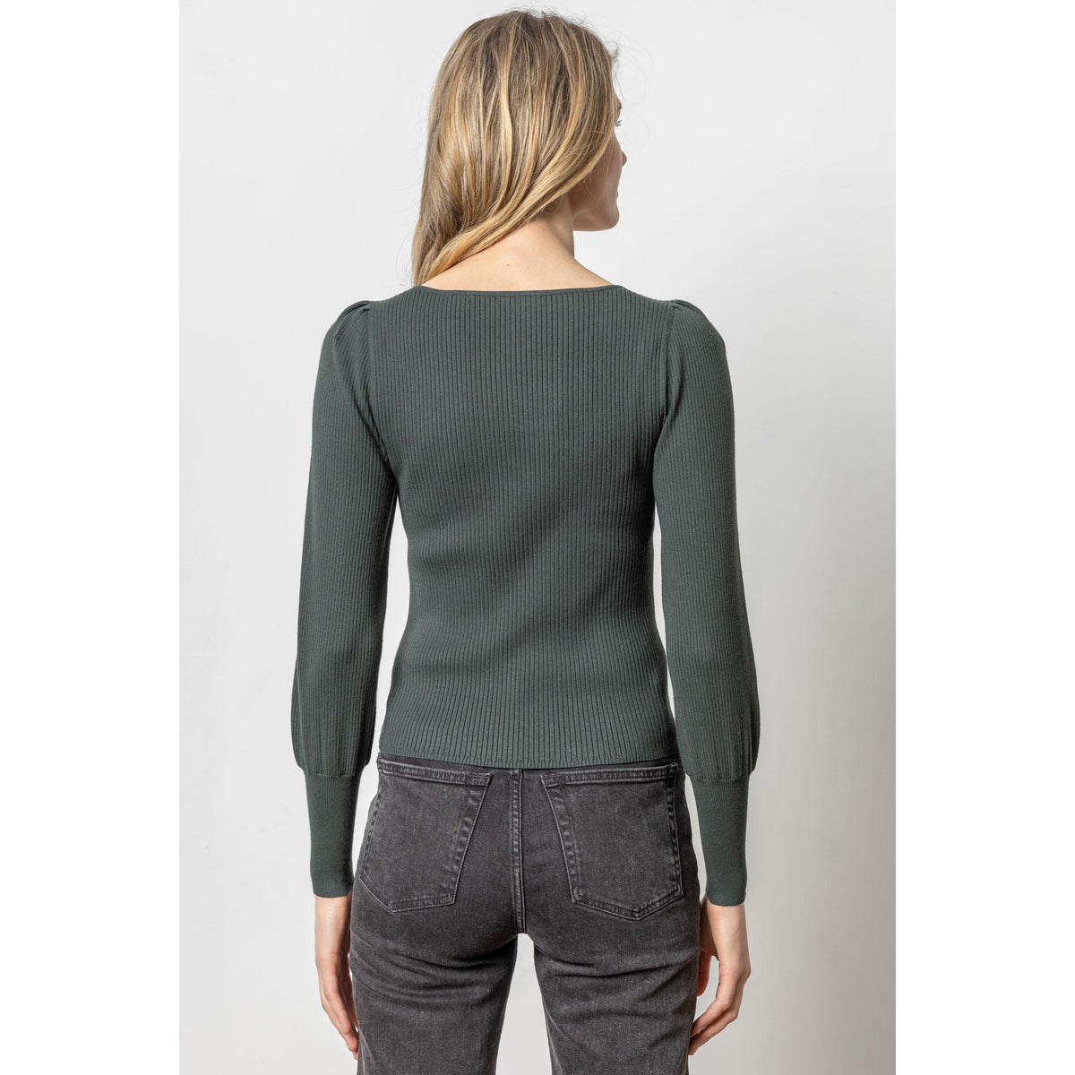 Full Sleeve Square Neck Sweater