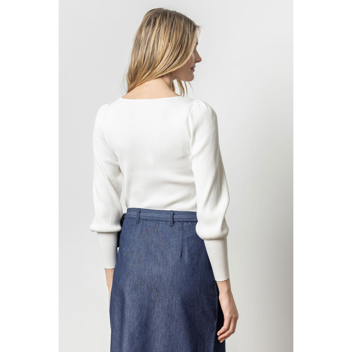 Full Sleeve Square Neck Sweater