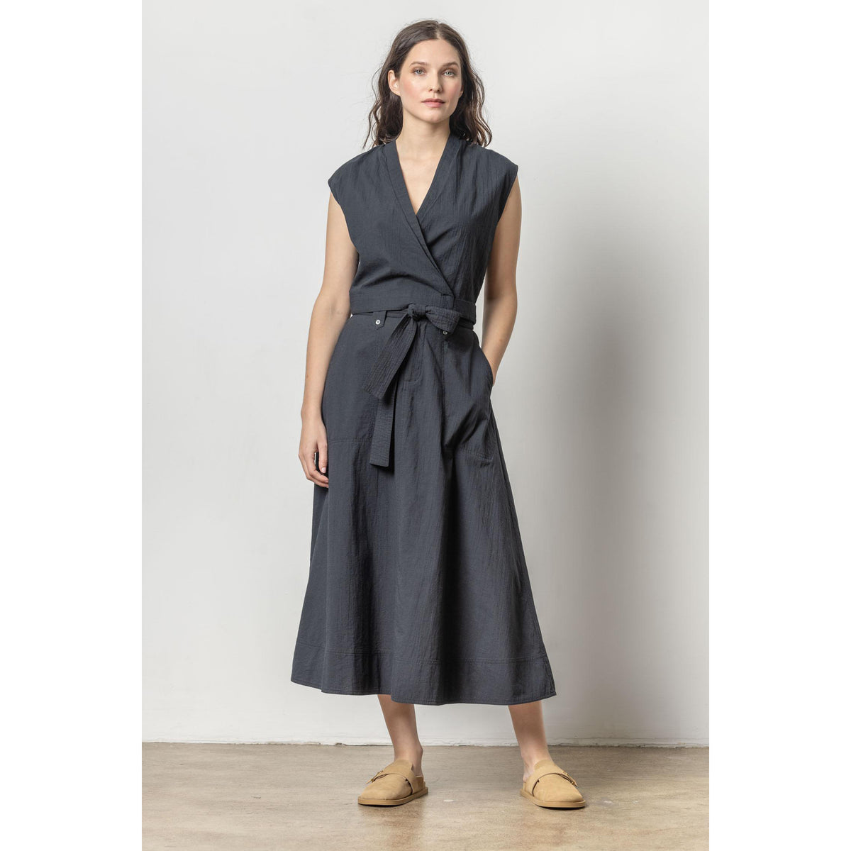 Long Belted Skirt