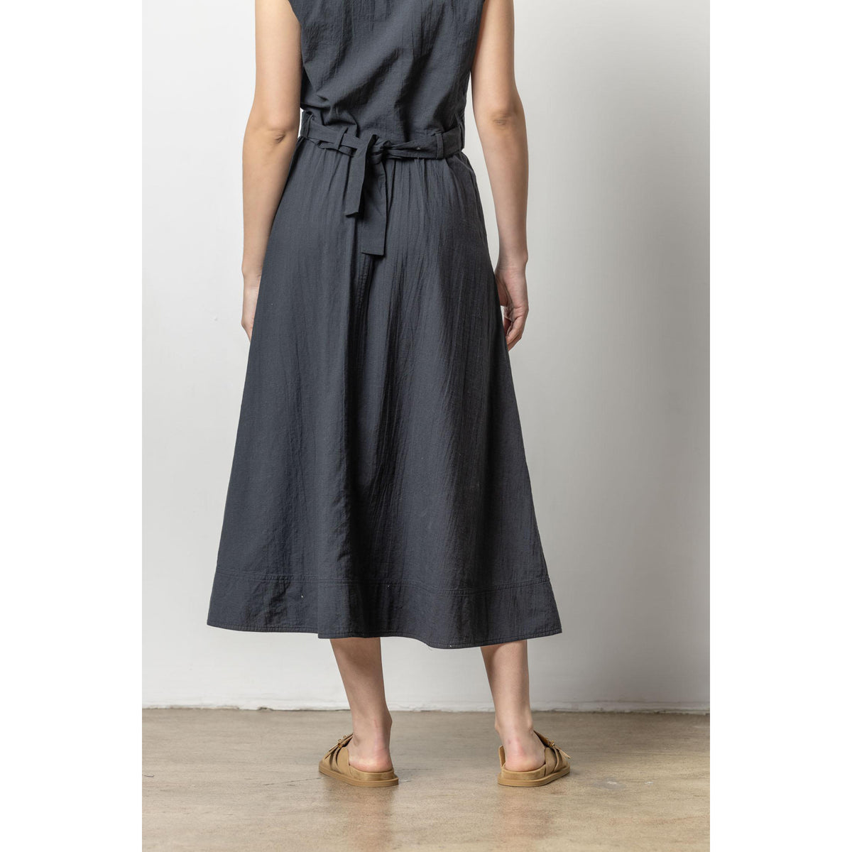 Long Belted Skirt