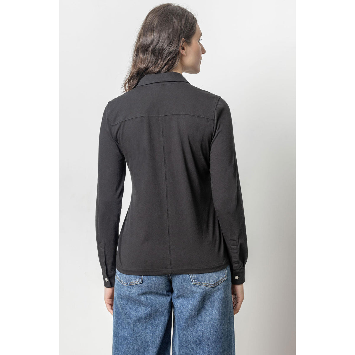 Long Sleeve Button Down Tee