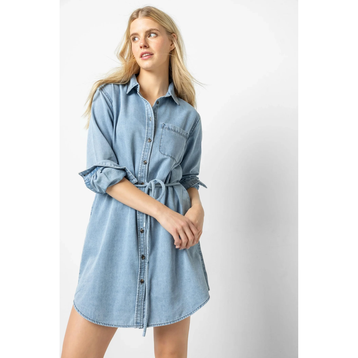 Denim Shirt Dress