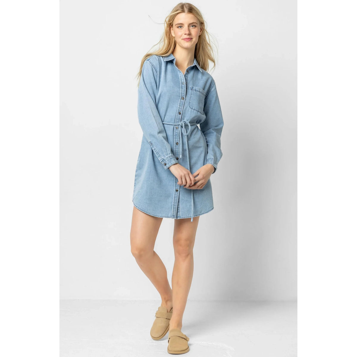 Denim Shirt Dress