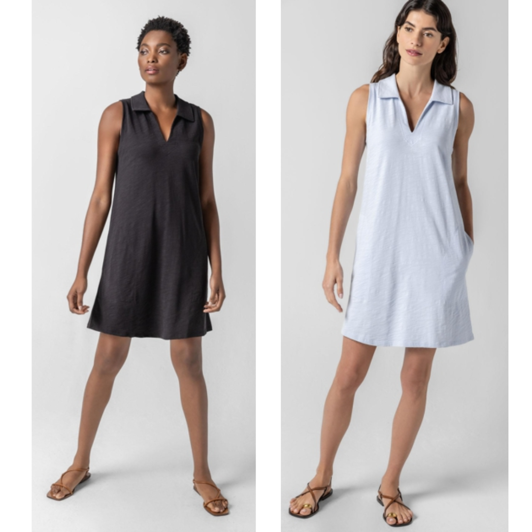 Sleeveless Collared Dress