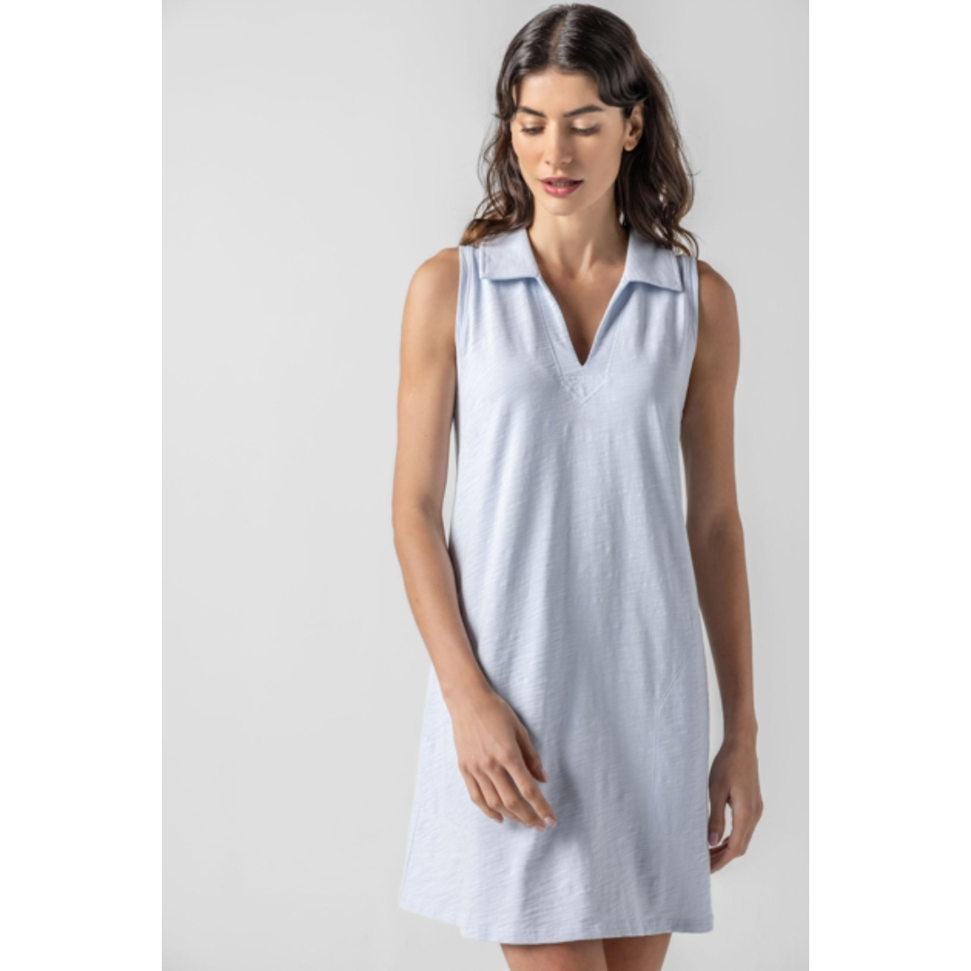 Sleeveless Collared Dress