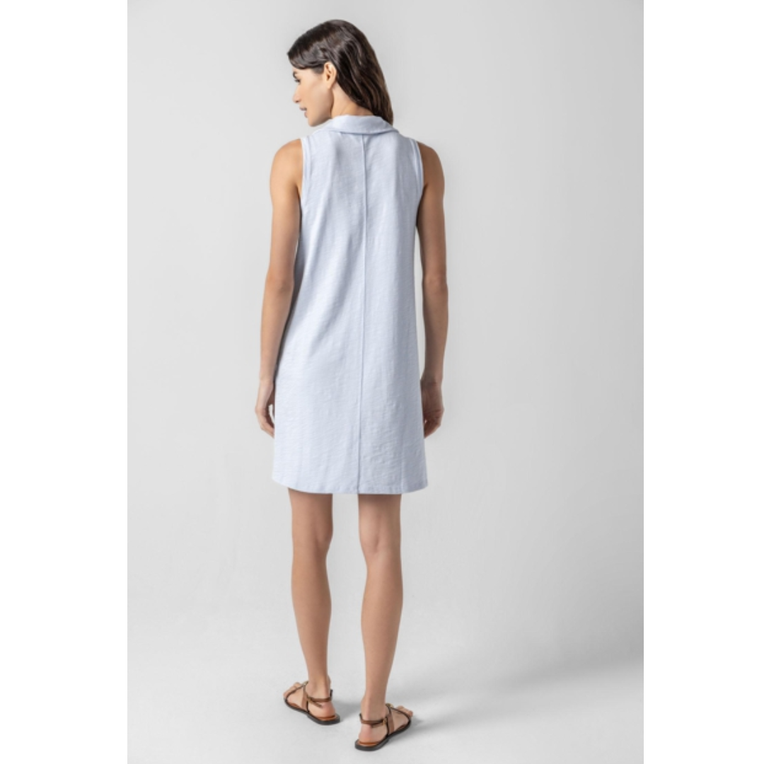 Sleeveless Collared Dress