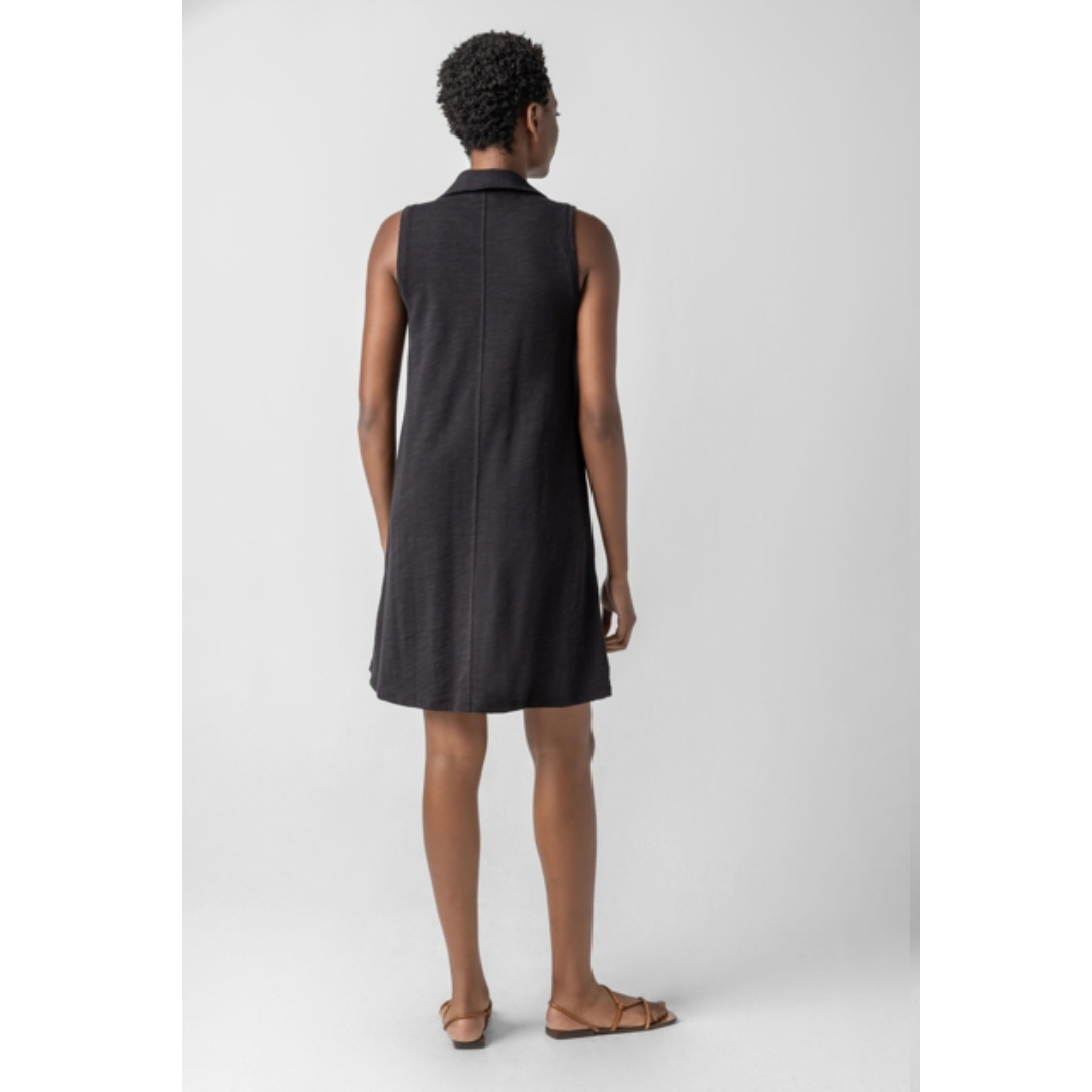 Sleeveless Collared Dress