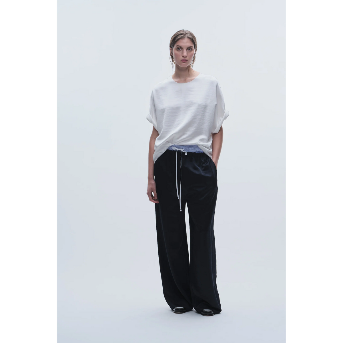 Paige Pull On Pant - Navy