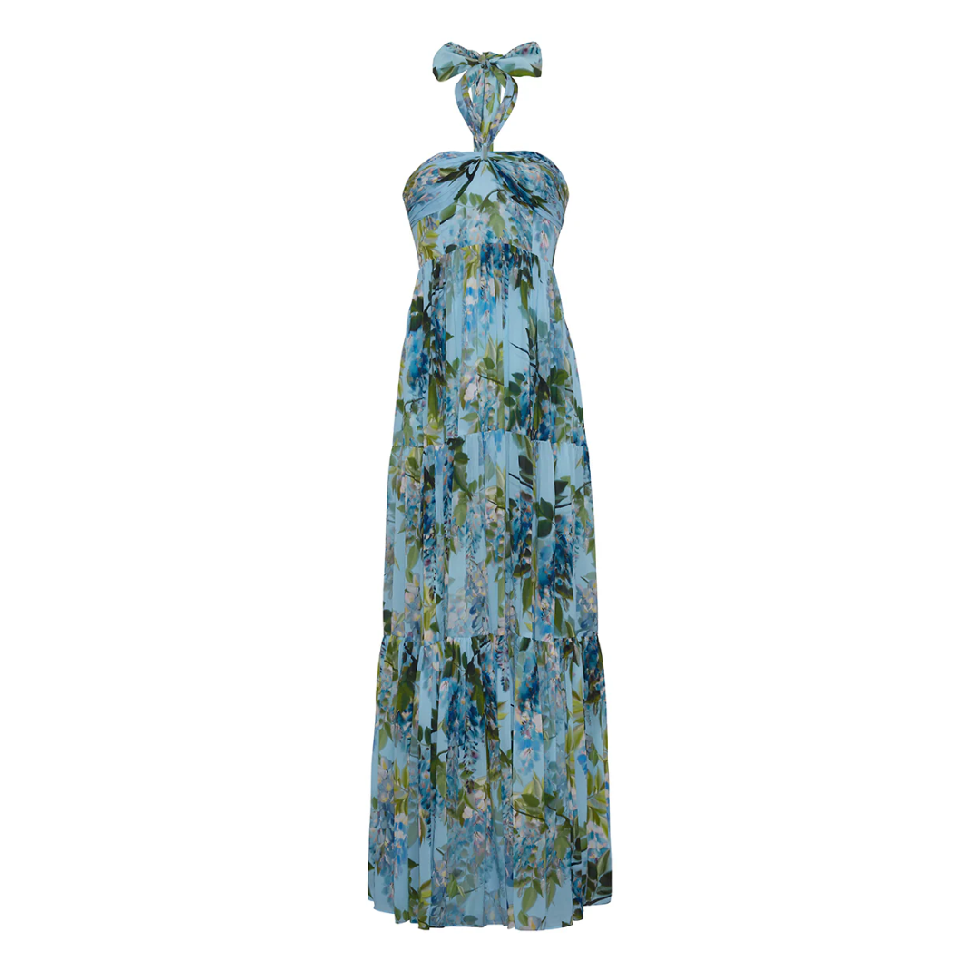 Piana Maxi Dress - Wisteria Light Blue