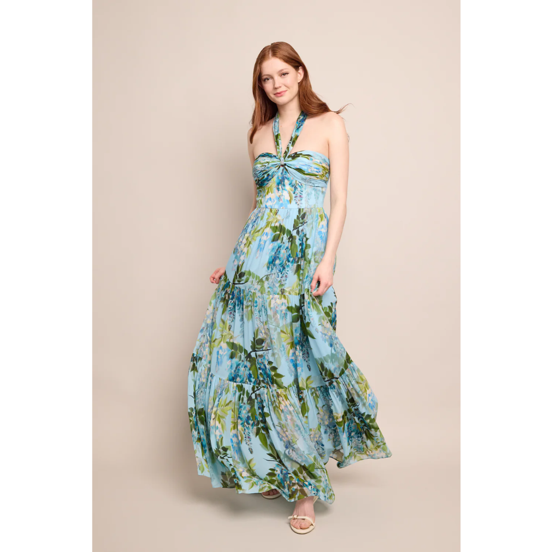 Piana Maxi Dress - Wisteria Light Blue
