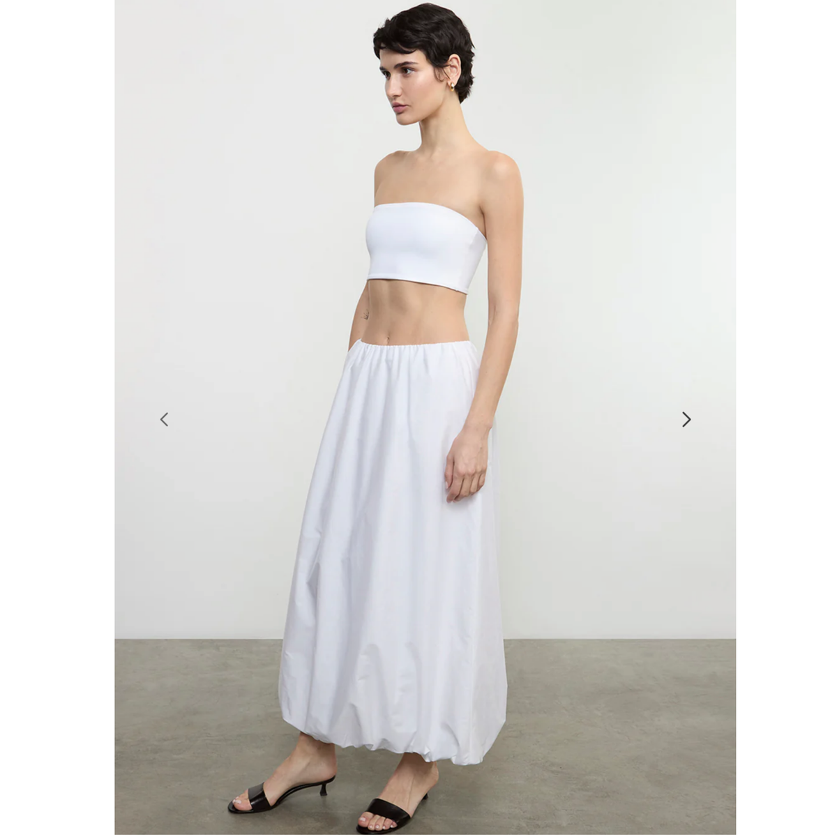 Poplin Bubble Skirt