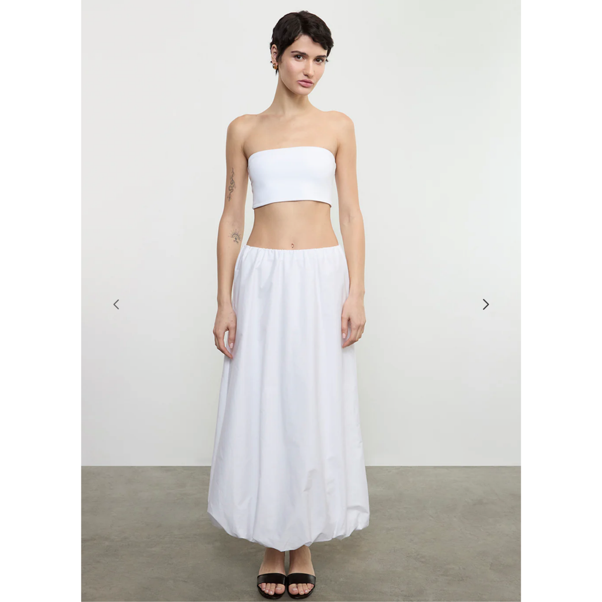 Poplin Bubble Skirt