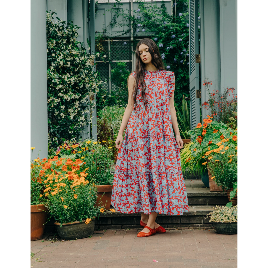 Poppy Maxi Dress - Paola Floral Print