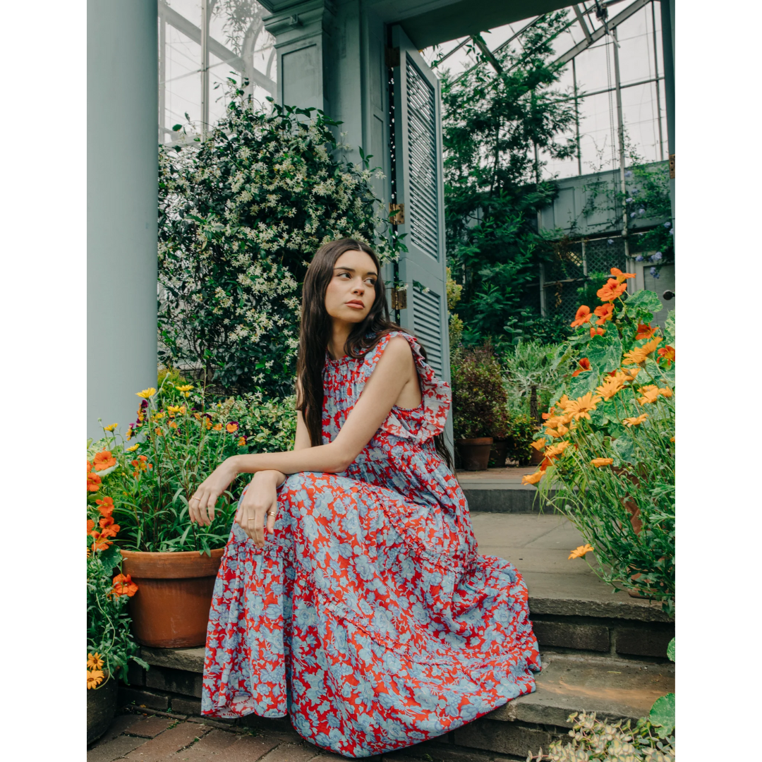Poppy Maxi Dress - Paola Floral Print
