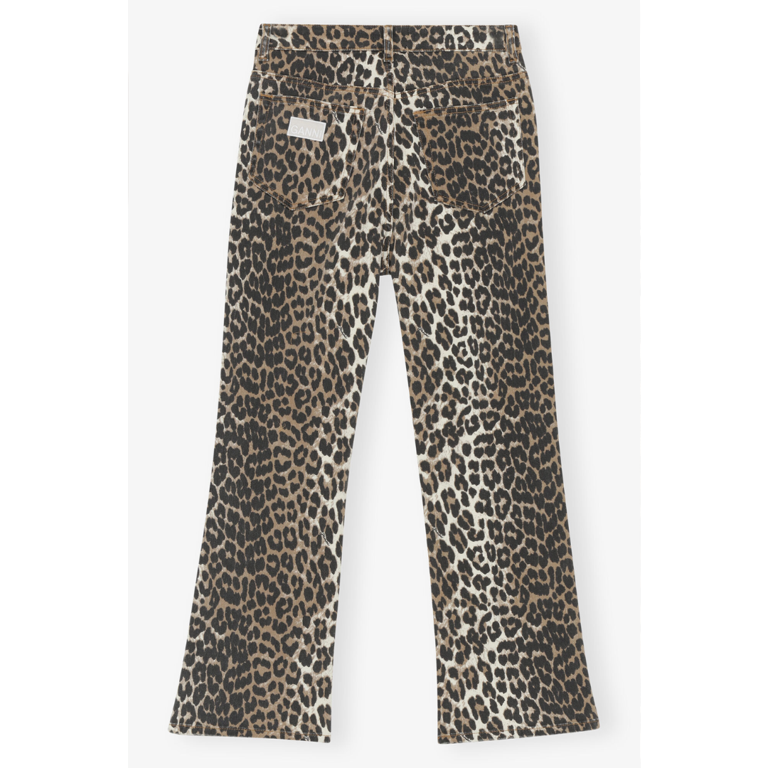 Leopard Betzy Cropped Jeans