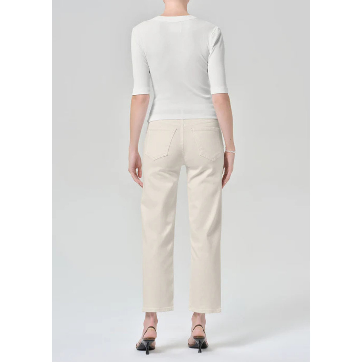 Palma Straight Clean Hem - Almond