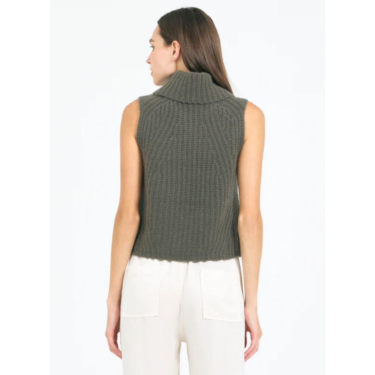 Polly Cashmere Vest - Fir
